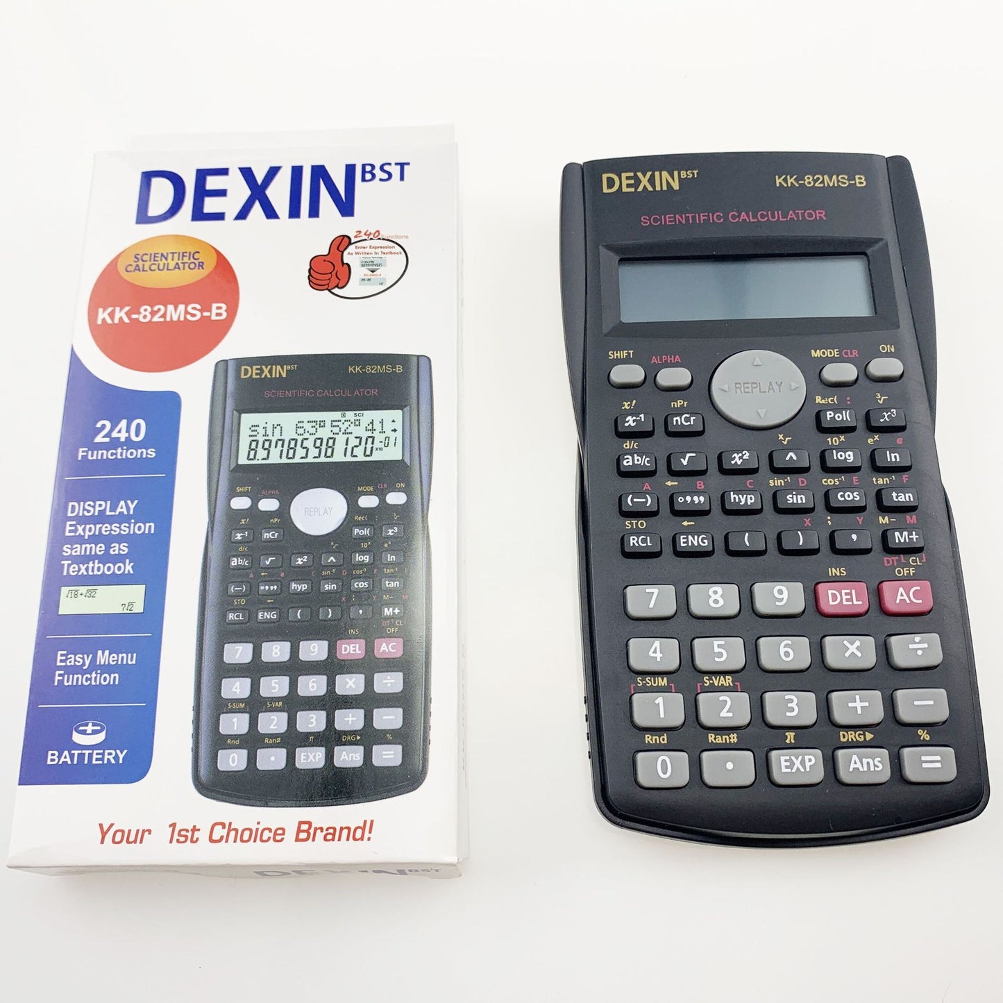 Classic Black Student Calculator Flip