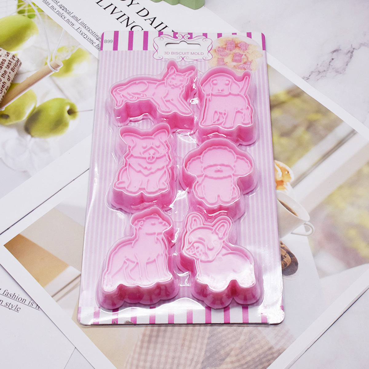 Dog Shaped Cookie Cutters Mold Biscuit Baking Tool