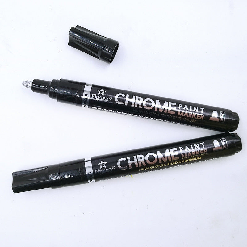 Mirror Pen Reflective Paint Metal Pen Chrome Plated
