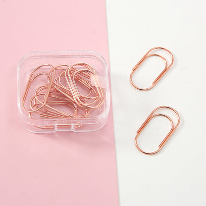 Simple Paper Clips Set Cultural And Creative Office Bookmark