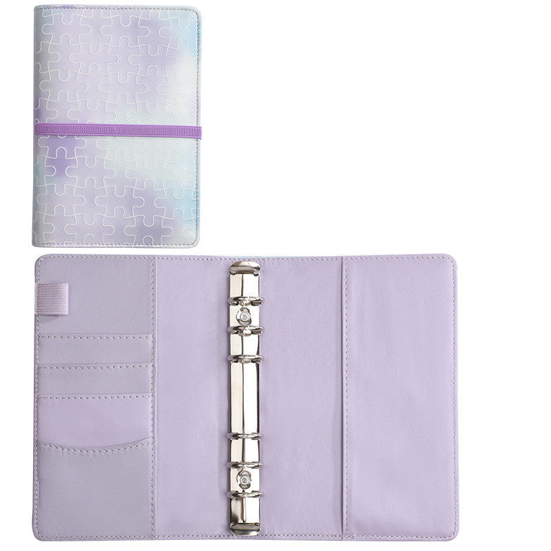 Macaron Loose Leaf Folder Ledger Notebook