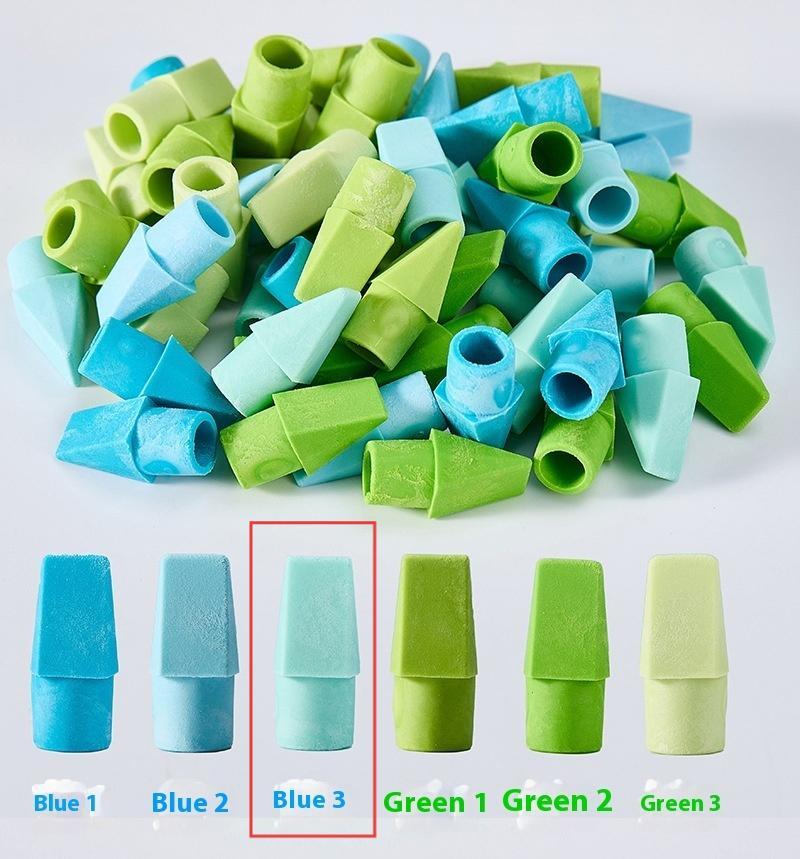 Color Knife Head Bullet Eraser Pencil Stub Eraser Student Torch Eraser Replacement