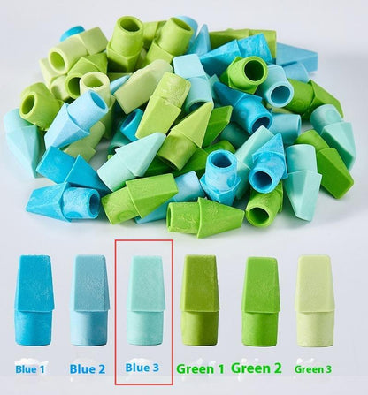 Color Knife Head Bullet Eraser Pencil Stub Eraser Student Torch Eraser Replacement