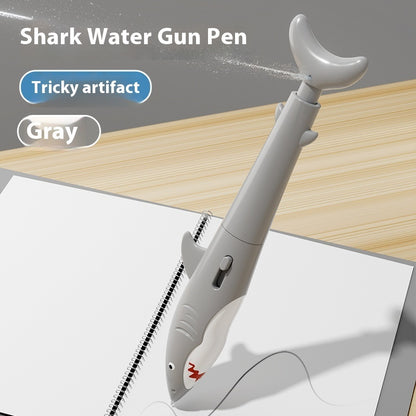 Shark Water Gun Pen Press Water Spray Ballpoint Pen