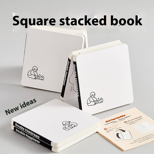 Simple Journal Book Style Stacked Book