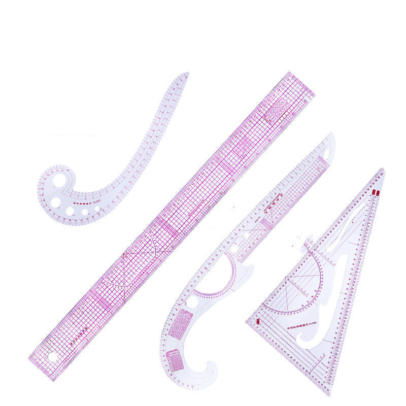 Multifunctional Grading Sleeve Ruler Curve Ruler