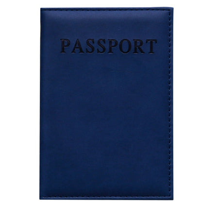 Passport cover pu leather document folder