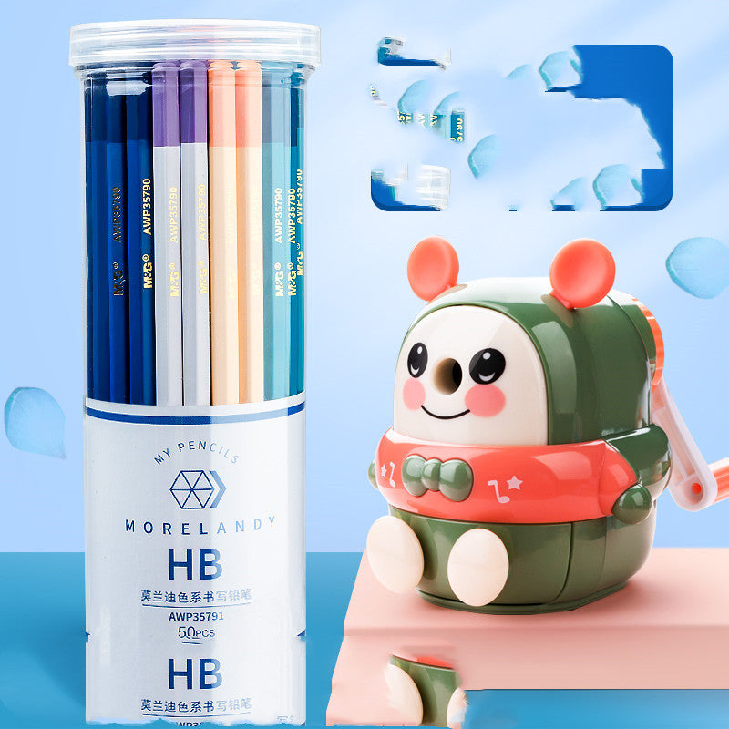 Log Children's Hexagon Pencil Stationery Set