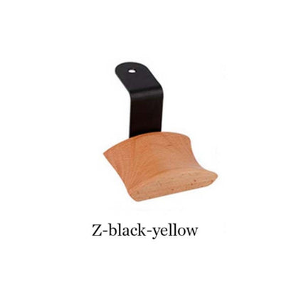 Solid wood headphone hanger