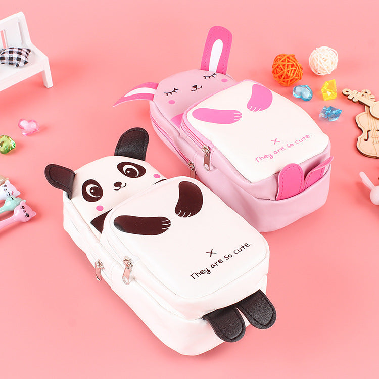 Cute panda rabbit stationery bag