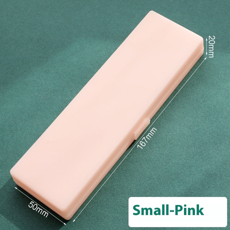 Simple Transparent Frosted Stationery Box