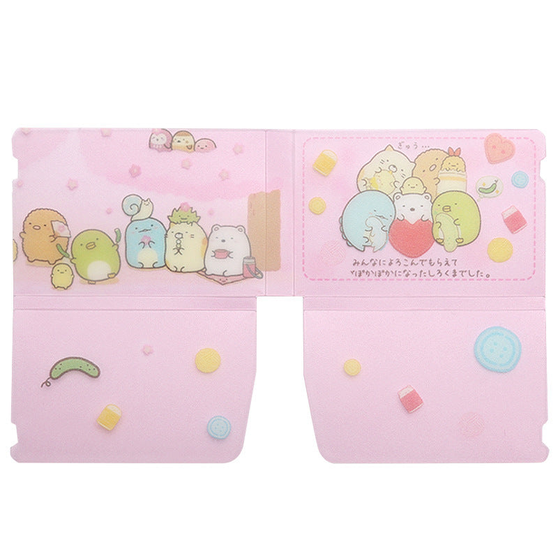 Folding mask storage folder