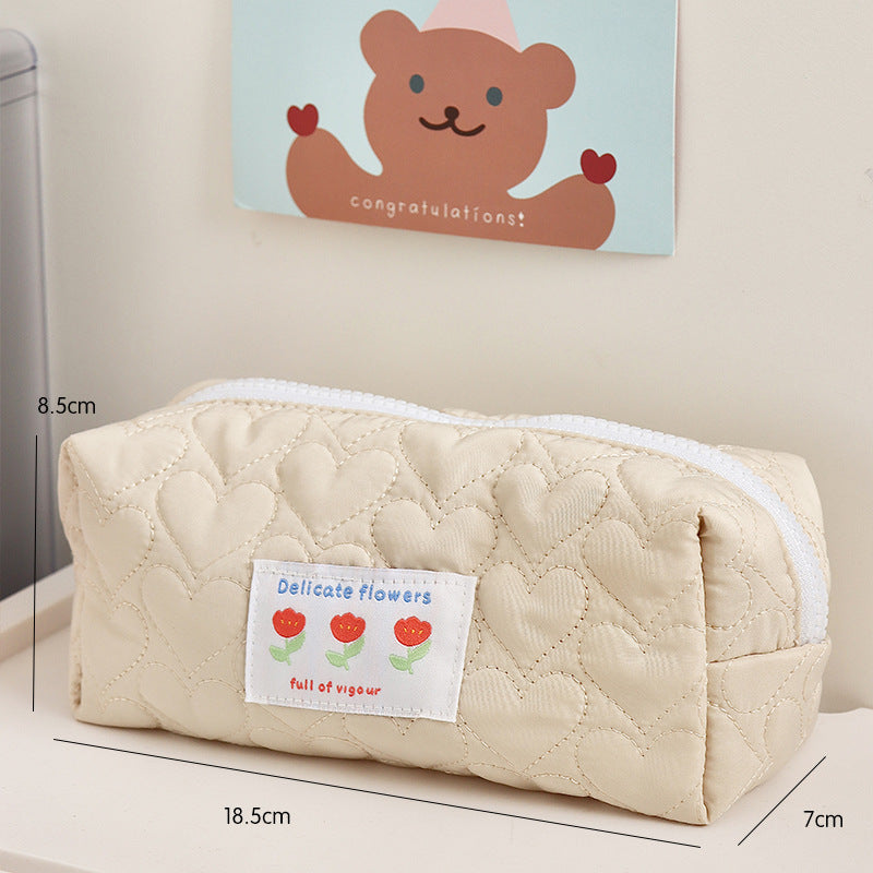 Girls Heart Premium Portable Stationery Bag