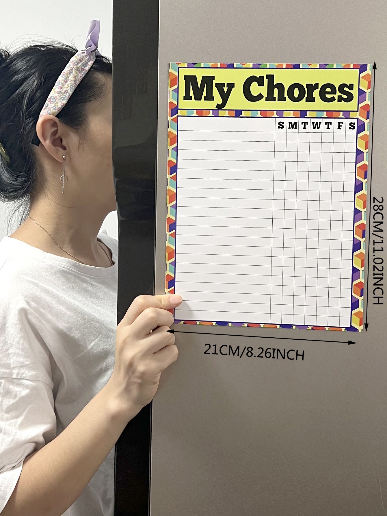 Whiteboard Soft Magnetic Post-It Notes Message Board Refridgerator Magnets