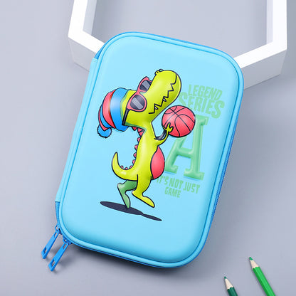 Hard shell waterproof multifunctional stationery box