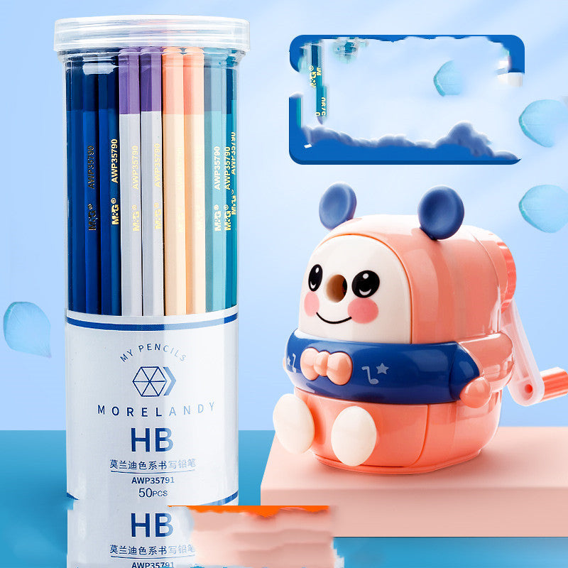 Log Children's Hexagon Pencil Stationery Set