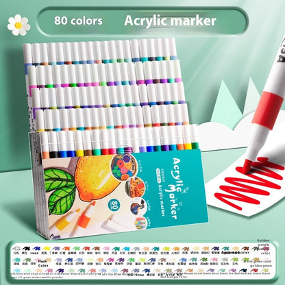 True Color Acrylic Marker Pen Student Only Color Painting