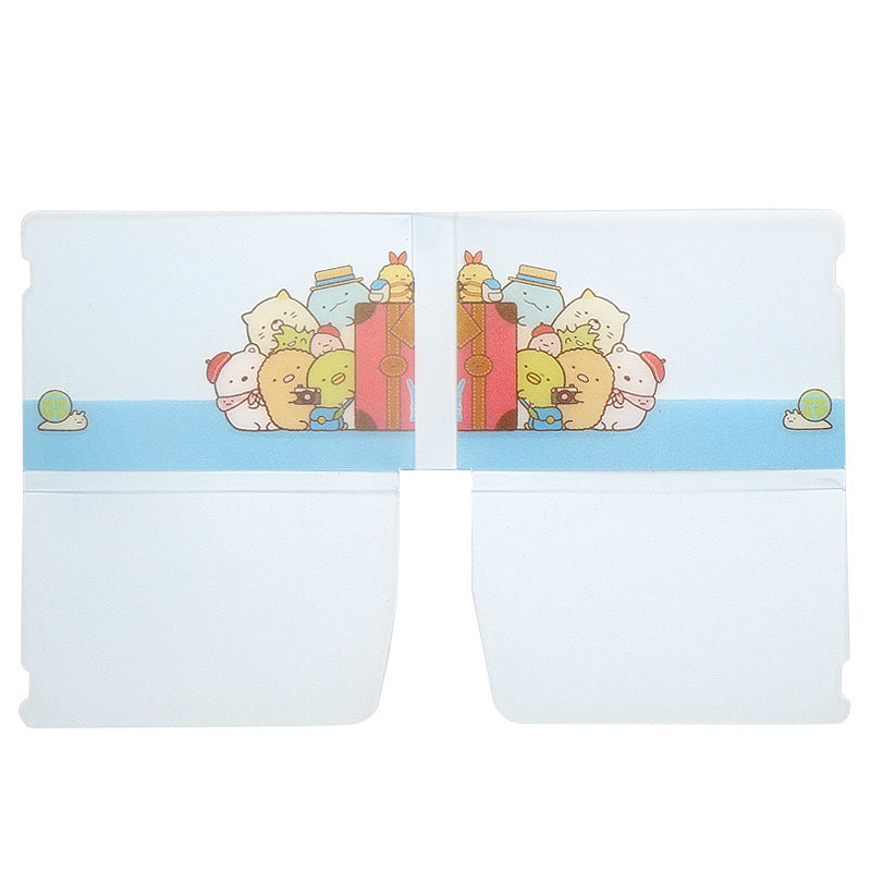 Folding mask storage folder