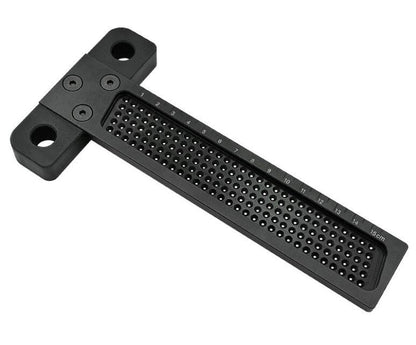 Woodworking Ruler Aluminum T-shaped Perforated Ruler Square Ruler Woodworking Ruler