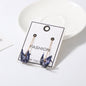 Thousand Paper Crane Earrings Without Pierced Ear Clips