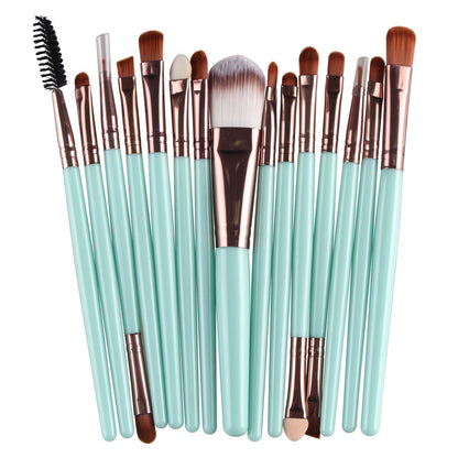Set Of 15 Makeup Brushes