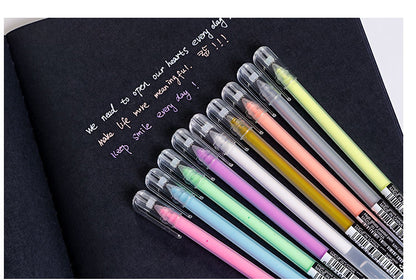Highlighter Pen Set Flashing Pen Cute Korean Style Highlight Pen Color Gel Pen