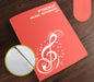 Stave Clip Non-Reflective Professional Piano Can Modify The Score Sheet Music Folder Folder Student Guitar A4 Data