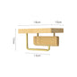 Paper roll holder free punching toilet tissue holder toilet solid wood bed and breakfast Nordic style toilet paper rack tissue box