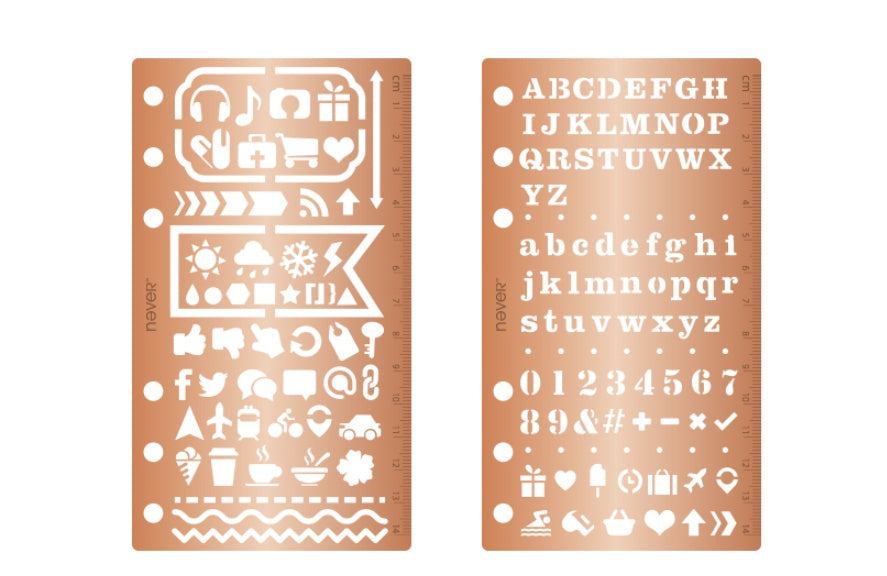 Stationery Hollow Hand Account Multifunctional Ruler