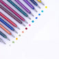 Shiny Metal Quicksand Pen Pearlescent Painting Water Pen Vibrato Jelly Pen