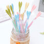 Cute Cartoon Small Fresh Luminous Rabbit Long Ears Signature Pen with Dust Plug Gel Pen, High-quality Pen