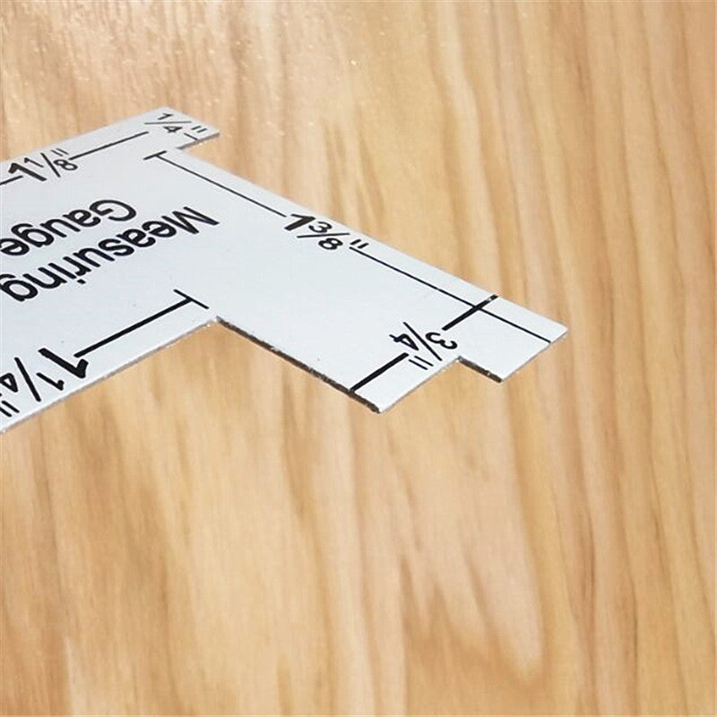 Multilateral Aluminum Ruler Metal Patchwork Ruler Garment Tailor Design Ruler Patchwork Thickness Ruler