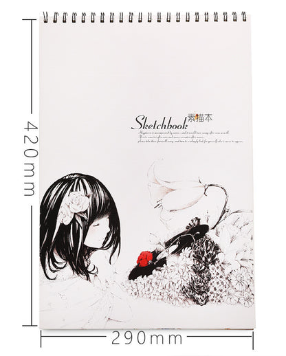 Sketchbook, Picture Book, Hand-Painted A3 Drawing Paper, Sketch Drawing Book, Thickened Drawing Book For Students