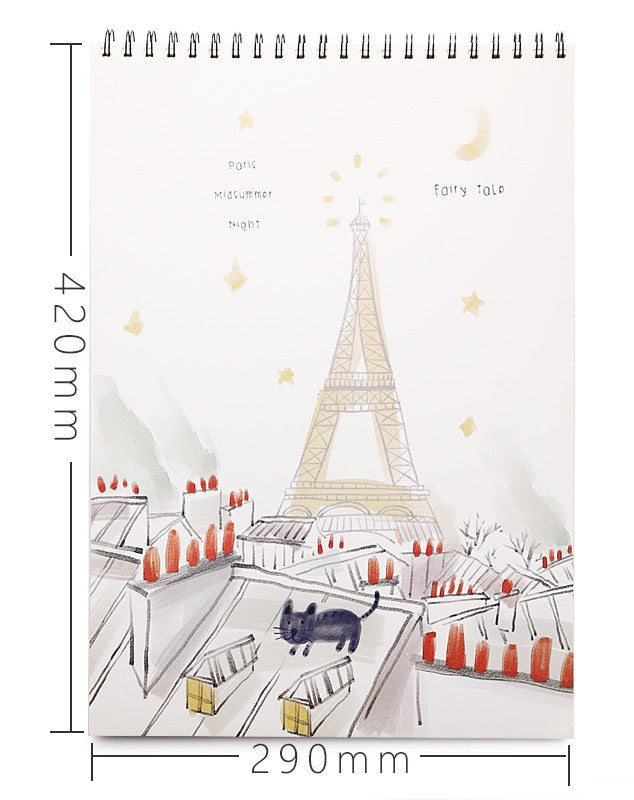 Sketchbook, Picture Book, Hand-Painted A3 Drawing Paper, Sketch Drawing Book, Thickened Drawing Book For Students