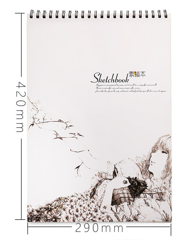 Sketchbook, Picture Book, Hand-Painted A3 Drawing Paper, Sketch Drawing Book, Thickened Drawing Book For Students