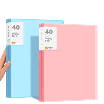 A3 Folder Transparent Test Paper Folder Insert Pocket Hand Frame Storage Book