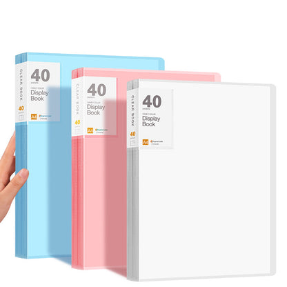 A3 Folder Transparent Test Paper Folder Insert Pocket Hand Frame Storage Book