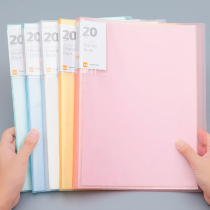 A3 Folder Transparent Test Paper Folder Insert Pocket Hand Frame Storage Book