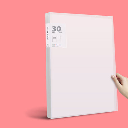 A3 Folder Transparent Test Paper Folder Insert Pocket Hand Frame Storage Book