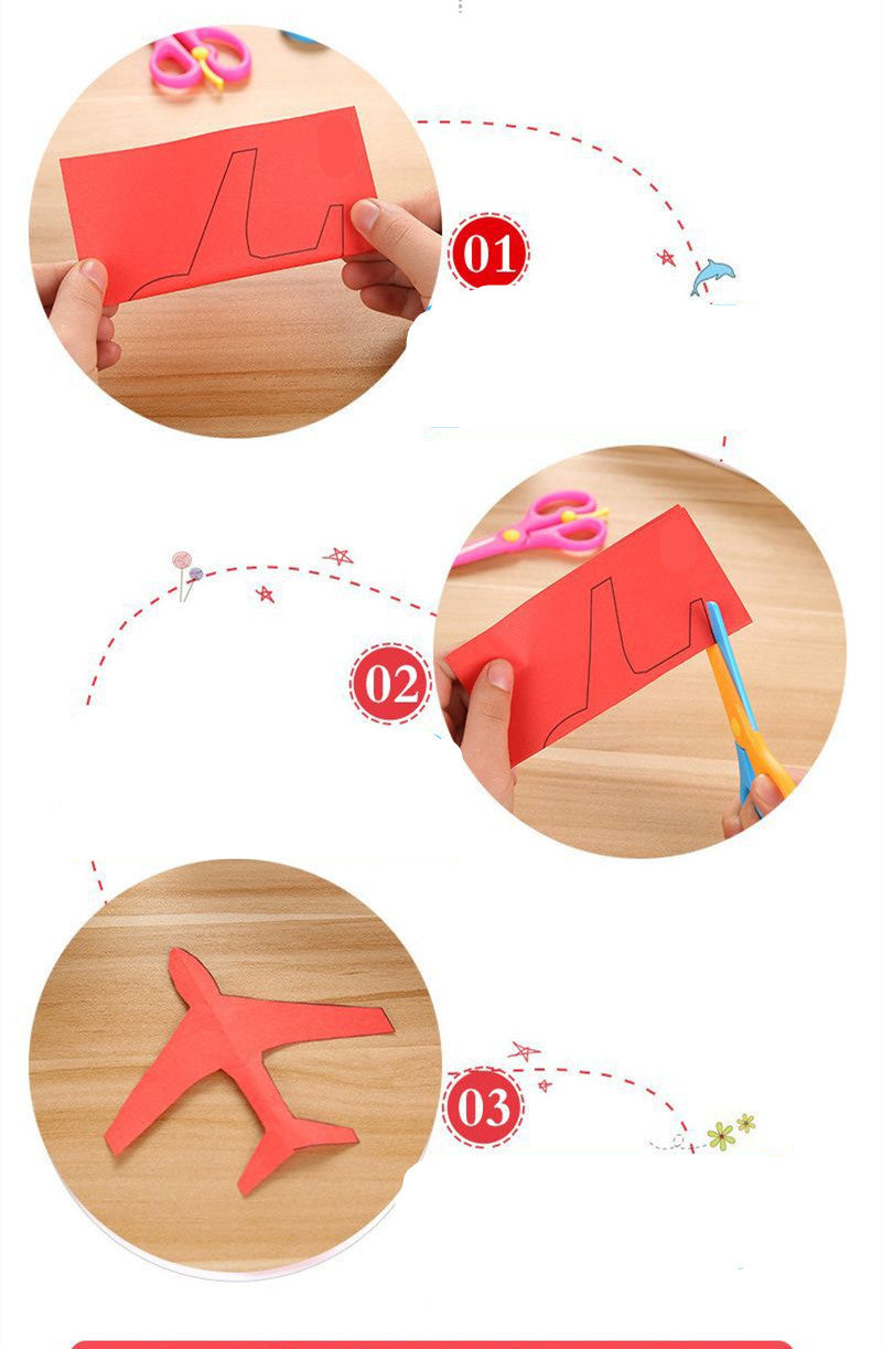 Diy Cut Origami Colored Paper Material Package