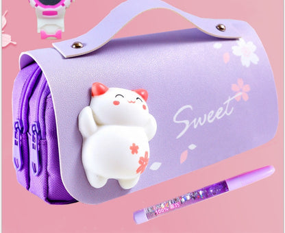 Simple Large-Capacity Stationery Box