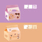 Milk Carton Post-it Note Korean Ins Removable Note Paper