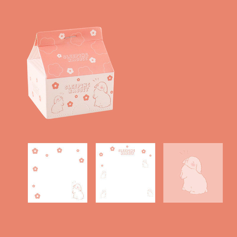Milk Carton Post-it Note Korean Ins Removable Note Paper