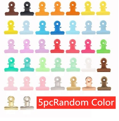 Candy Color Round Folder Cute Color Note Folder