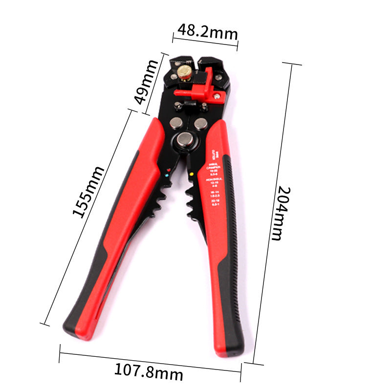 Self-Pinning 5 In 1 Network Cable Pliers, Bolt Cutters, Automatic Wire Stripping Pliers, Crimping Pliers, Disassembly Tool