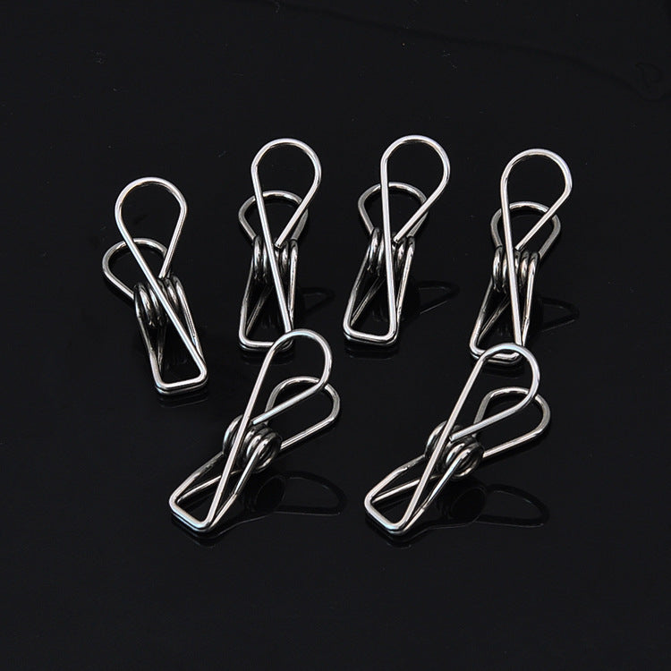 Stainless Steel Clip Item Folder For Home Drying