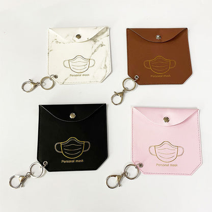 Japan And South Korea Pvc Mask Temporary Storage Folder Transparent Pvc Mask Storage Folder Spot Student Mask Storage Cover