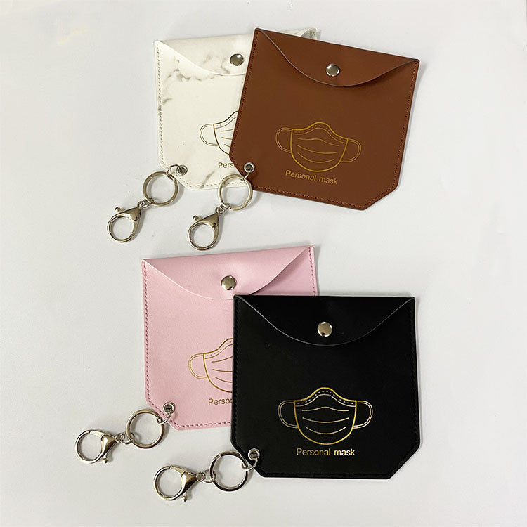 Japan And South Korea Pvc Mask Temporary Storage Folder Transparent Pvc Mask Storage Folder Spot Student Mask Storage Cover