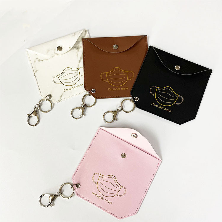 Japan And South Korea Pvc Mask Temporary Storage Folder Transparent Pvc Mask Storage Folder Spot Student Mask Storage Cover