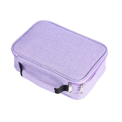 Stationery, Large-capacity Frosted Pencil Case, Zipper Pencil Case, Detachable Stationery Bag